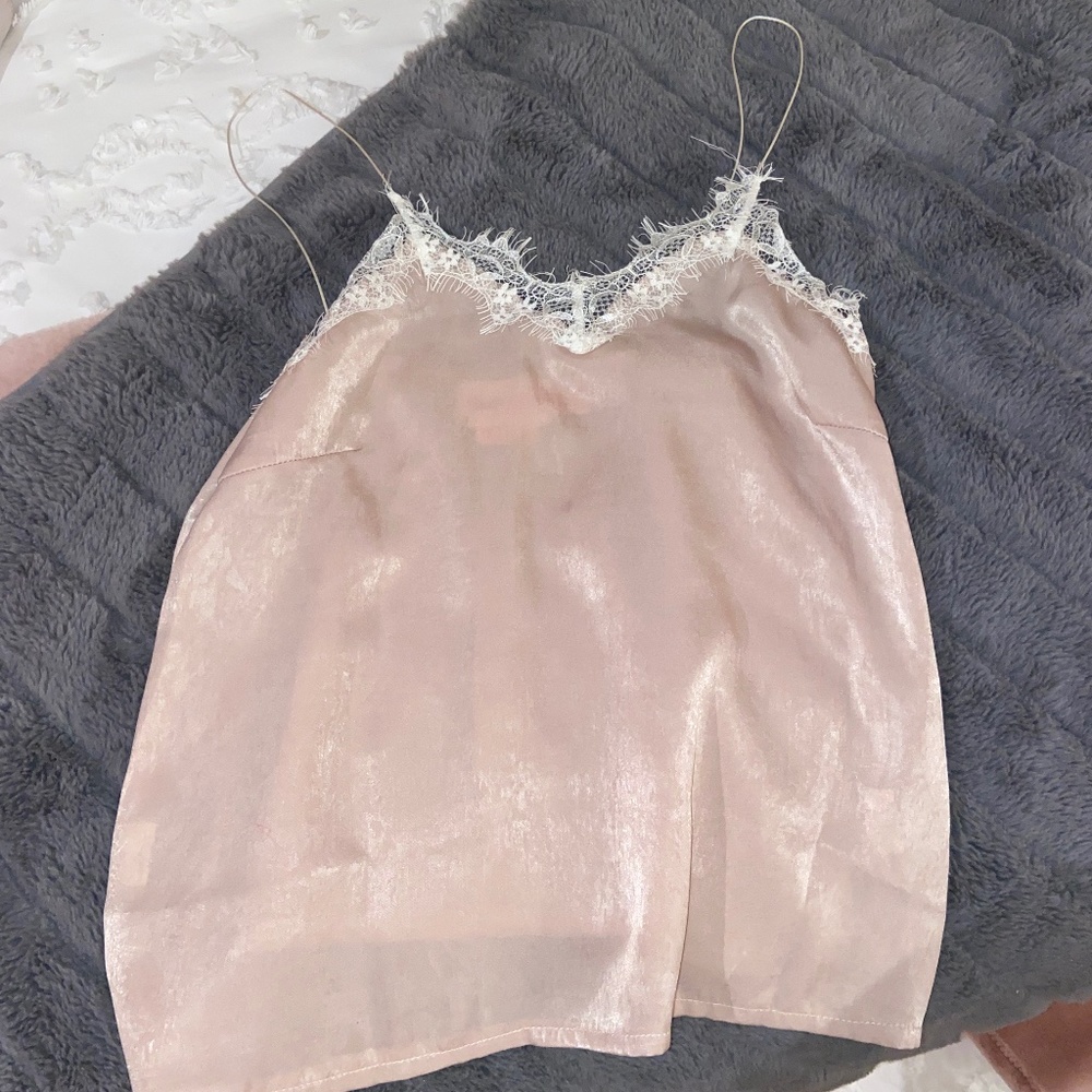 super down pink Lacey top
